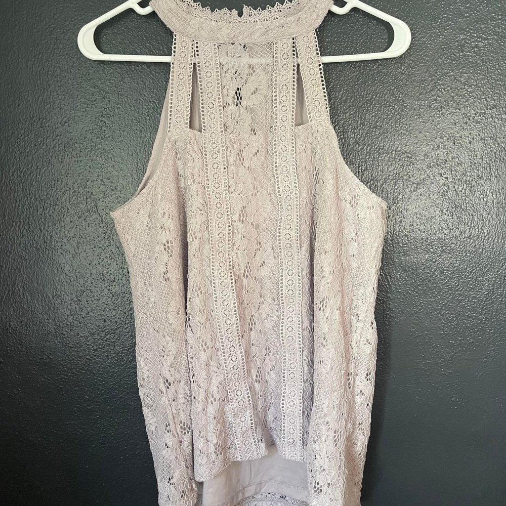 Knitted lavender tank top
